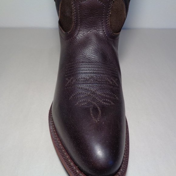 Dingo Size 10 M  SILVERLAKE Brown Leather Cowboy Western Boots New Men's Shoes - Picture 6 of 14